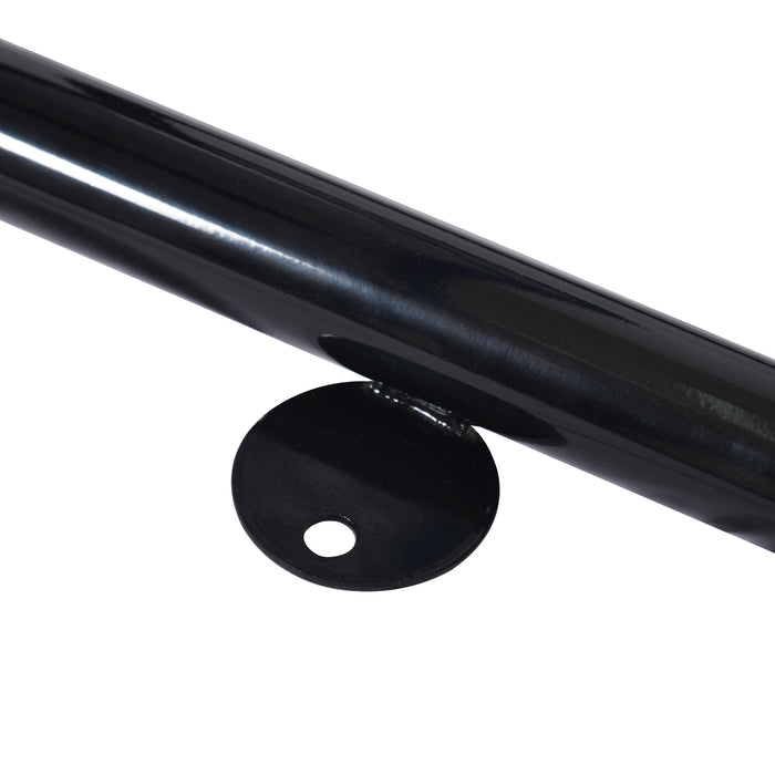 GFD Home - Square Outdoor Steel Picnic Table 46" blue ,with umbrella pole - GreatFurnitureDeal