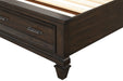 GFD Home - Hamilton Queen 5-N Piece Storage Bed in Dark Walnut made with Engineered Wood - GreatFurnitureDeal