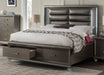Acme Furniture - Sadie King Bed w-Storage (LED) in Dark Champagne - 27937EK - GreatFurnitureDeal