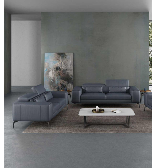 European Furniture - Cavour Loveseat in Smokey Gray - 12550-L - GreatFurnitureDeal