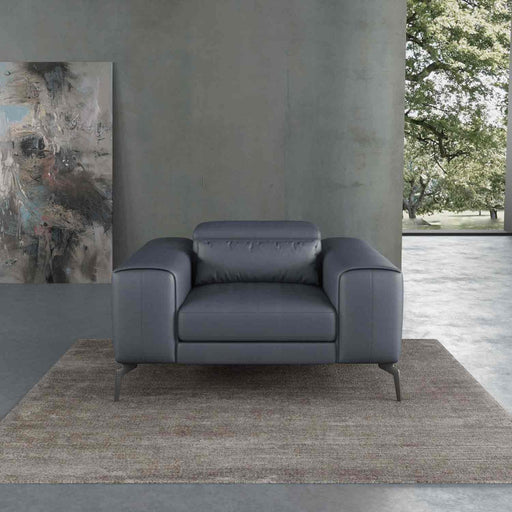 European Furniture - Cavour Chair in Smokey Gray - 12550-C - GreatFurnitureDeal