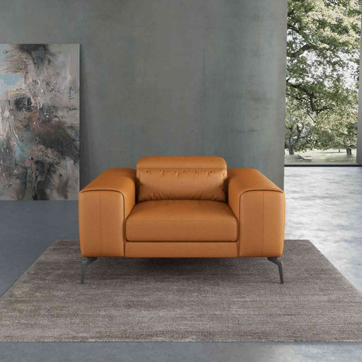 European Furniture - Cavour Chair in Cognac - 12551-C - GreatFurnitureDeal