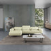 European Furniture - Cavour Left Hand Facing Sectional In off White - 12557L-3LHF - GreatFurnitureDeal