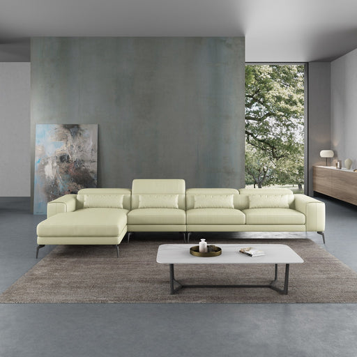 European Furniture - Cavour Mansion Left Hand Facing Sectional In Off White - EF-12557L-4LHF - GreatFurnitureDeal