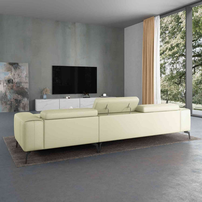 European Furniture - Cavour Right Hand Facing Sectional In off White - 12557R-3RHF