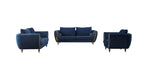 European Furniture - Sipario Vita Chair in Blue - 22560-C - GreatFurnitureDeal