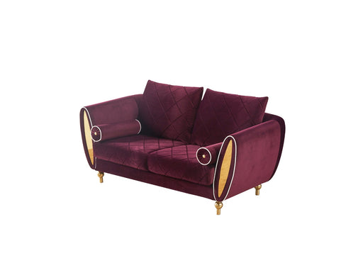 European Furniture - Sipario Vita 2 Piece Living Room Set in Purple - 22561-SET2 - GreatFurnitureDeal