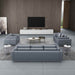 European Furniture - Picasso 2 Piece Living Room Set in Smokey Gray - 25550-2SET - GreatFurnitureDeal