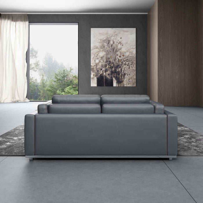 European Furniture - Picasso Loveseat in Smokey Gray - 25550-L - GreatFurnitureDeal