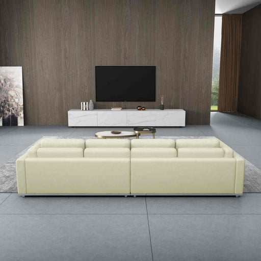 European Furniture - Picasso Oversize Sofa in Off White - 25551-4S - GreatFurnitureDeal