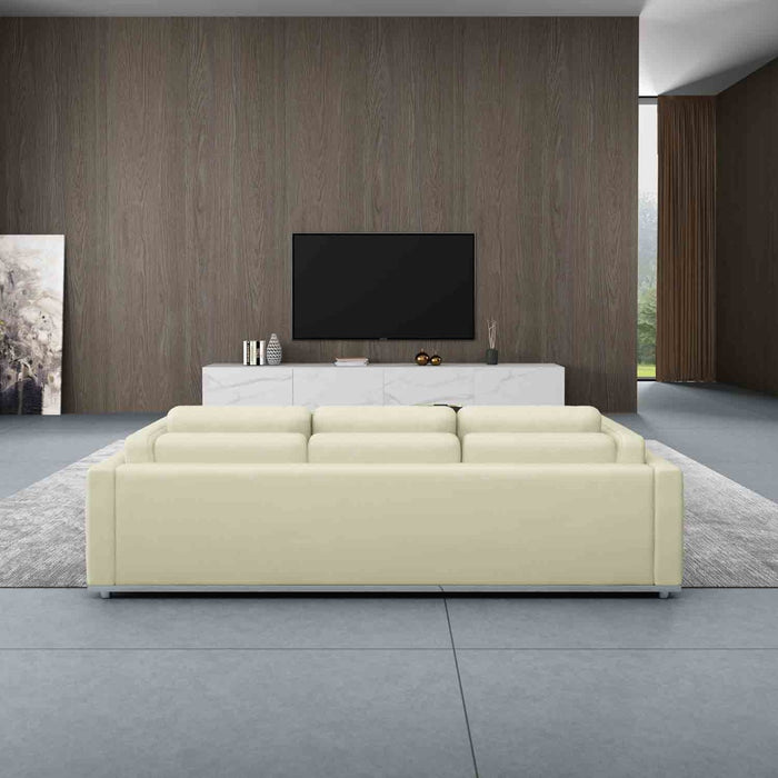 European Furniture - Picasso Sofa in Off White - 25551-S