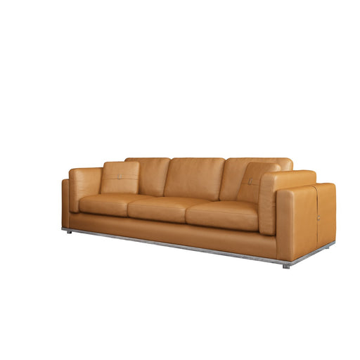 European Furniture - Picasso Sofa in Cognac - 25552-S - GreatFurnitureDeal
