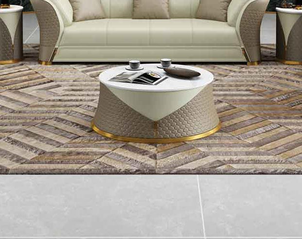 European Furniture - Vogue Coffee Table in Taupe-Beige - 27991-CT - GreatFurnitureDeal