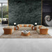 European Furniture - Vogue Sofa in Beige-Cognac - 27992-S - GreatFurnitureDeal