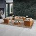 European Furniture - Vogue Chair in Beige-Cognac - 27992-C - GreatFurnitureDeal