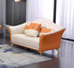 European Furniture - Winston 2 Piece Living Room Set in White-Orange - 29050-2SET - GreatFurnitureDeal