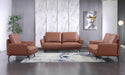 European Furniture - Tratto Loveseat in Russet Brown - 37455-L - GreatFurnitureDeal