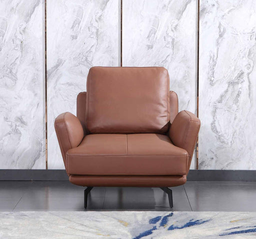 European Furniture - Tratto Chair in Russet Brown - 37455-C - GreatFurnitureDeal