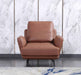 European Furniture - Tratto Chair in Russet Brown - 37455-C - GreatFurnitureDeal