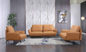 European Furniture - Tratto Loveseat in Cognac - 37457-L - GreatFurnitureDeal