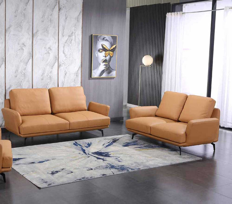 European Furniture - Tratto Chair in Cognac - 37457-C
