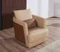 European Furniture - Glamour Chair in Tan-Brown - 51617-C - GreatFurnitureDeal