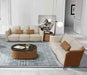 European Furniture - Makassar Loveseat in Sand Beige & Orange - 52552-L - GreatFurnitureDeal