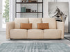 European Furniture - Makassar Sofa in Sand Beige & Orange - 52552-S - GreatFurnitureDeal
