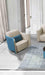 European Furniture - Makassar Chair in Sand Beige & Blue - 52554-C - GreatFurnitureDeal