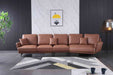 European Furniture - Galaxy Right Hand Chaise Sectional in Russet Brown - 54433R-3RHC - GreatFurnitureDeal