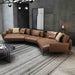 European Furniture - Venere 5 Seater Sectional in Russet Brown - 65550-5S - GreatFurnitureDeal