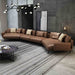 European Furniture - Venere 6 Seater Sectional in Russet Brown - 65551-6S - GreatFurnitureDeal