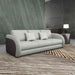 European Furniture - Noir Sofa in Grey & Chocolate - 90882-S - GreatFurnitureDeal
