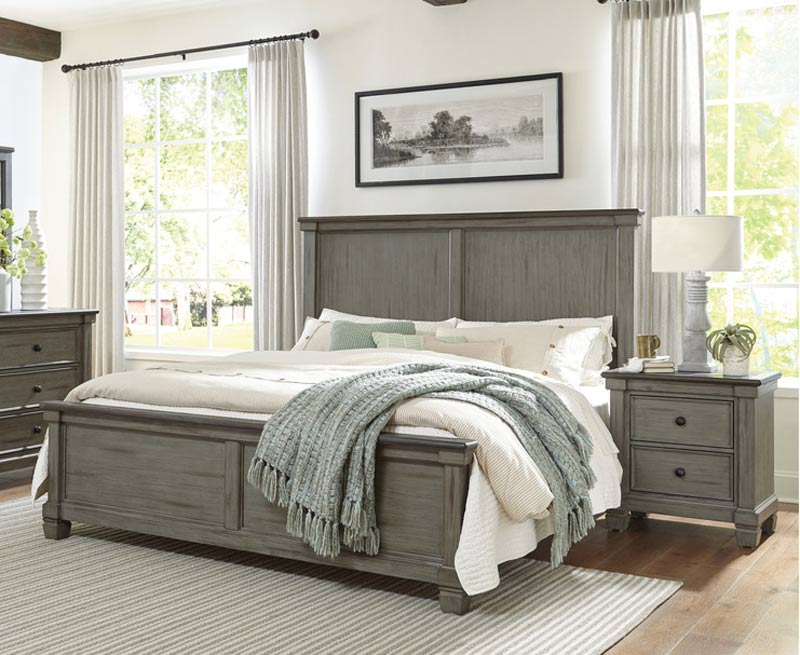 Homelegance - Weaver 3 Piece Queen Bedroom Set in Antique Gray - 1626GY-1-3SET - GreatFurnitureDeal