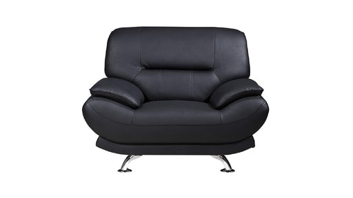 American Eagle Furniture - EK-B118 3-Piece Living Room Set in Black - EK-B118-BK - GreatFurnitureDeal