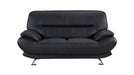 American Eagle Furniture - EK-B118 3-Piece Living Room Set in Black - EK-B118-BK - GreatFurnitureDeal
