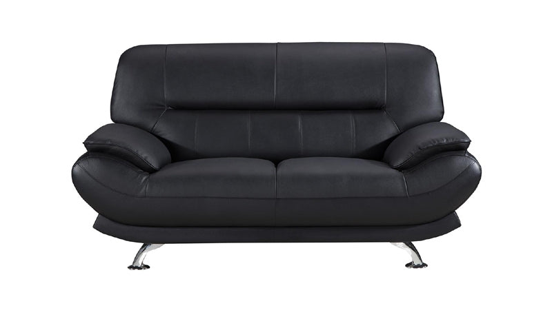 American Eagle Furniture - EK-B118 3-Piece Living Room Set in Black - EK-B118-BK