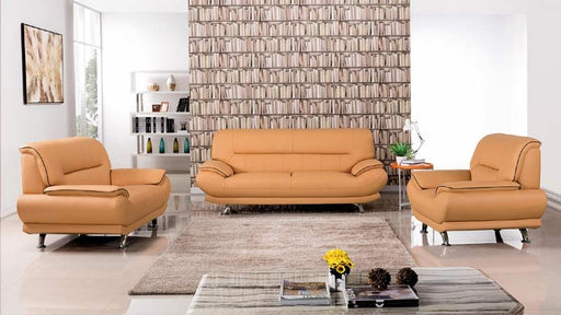 American Eagle Furniture - EK-B118 3-Piece Living Room Set in Yellow - EK-B118-YO
