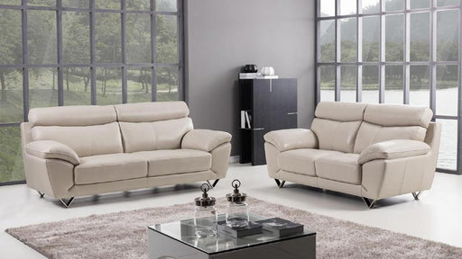 American Eagle Furniture - EK078 2-Piece Living Room Set in Light Grey - EK078-LG