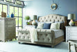 ART Furniture - Summer Creek Shoals California King Upholstered Tufted Sleigh Bed - 251127-1303 - GreatFurnitureDeal