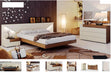 ESF Furniture - Elena Eastern King Bed in Walnut - ELENABEDKS