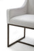 VIG Furniture - Modrest Elijah Modern Beige & Copper Antique Brass Dining Chair - VGVCB8363-BEI-DC - GreatFurnitureDeal
