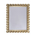 Worlds Away - Mirror With Scalloped Edge Frame in Gold Leaf - ELIZA G