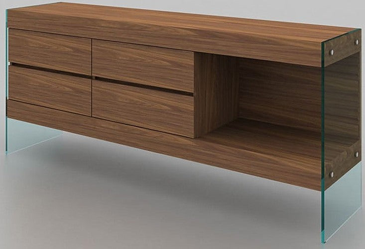 J&M Furniture - Elm Walnut Matte Buffet - 18031 - GreatFurnitureDeal