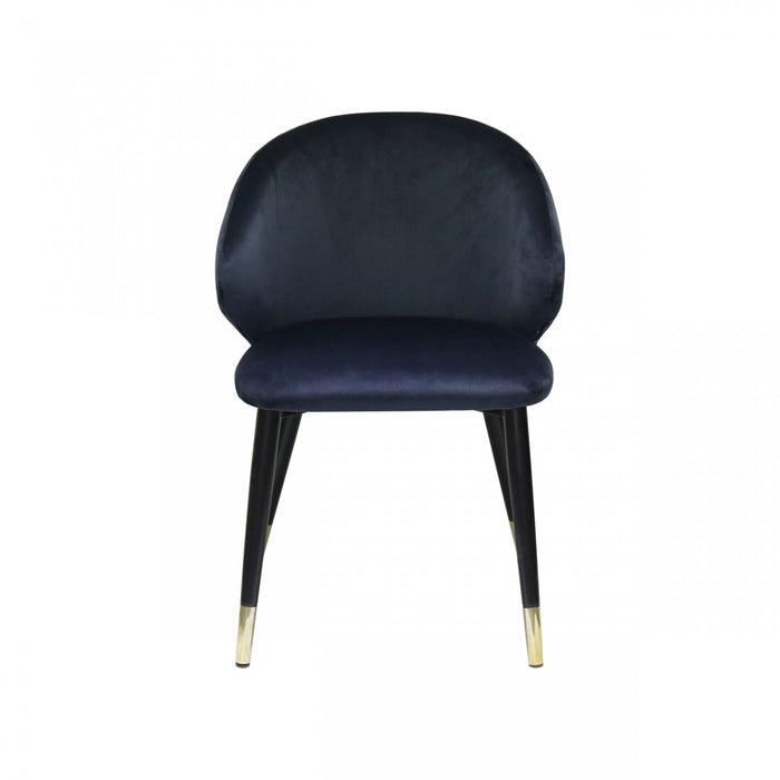 VIG Furniture - Modrest Elon Modern Blue Velvet Dining Chair (Set of 2) - VGSWSFC463-BLUE - GreatFurnitureDeal