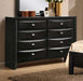 Myco Furniture - Emily Dresser in Black - EM1500-DR - GreatFurnitureDeal