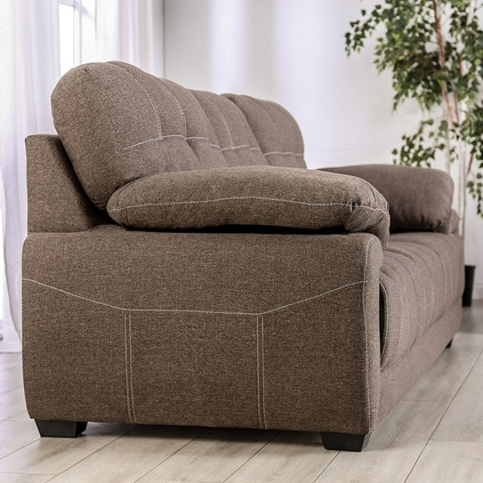Furniture of America - Canby Sofa in Brown - EM6722BR-SF - GreatFurnitureDeal