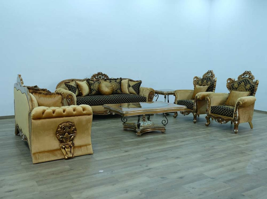 European Furniture - Emperador Luxury Living Room Set