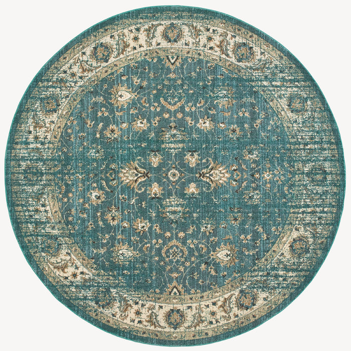 Oriental Weavers - Empire Blue/ Ivory Area Rug - 114L4 - GreatFurnitureDeal