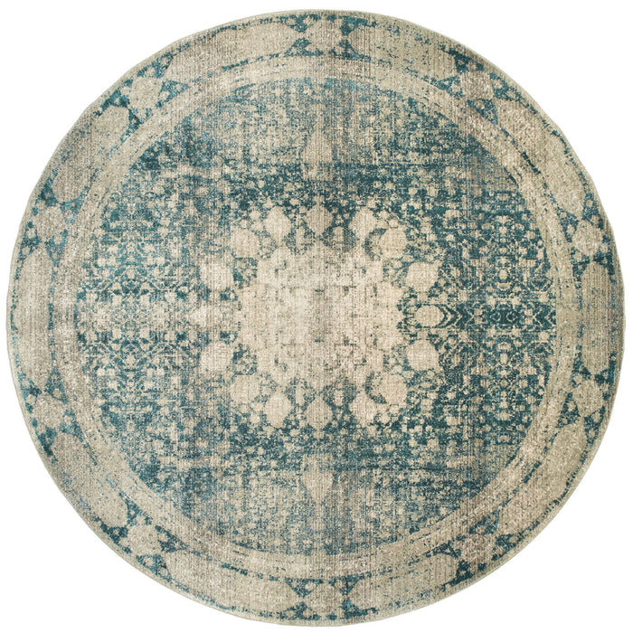 Oriental Weavers - Empire Ivory/ Blue Area Rug - 4445S - GreatFurnitureDeal